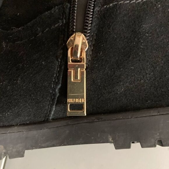 TOMMY HILFIGER,Women’sBoots,Black Suede 9M‎ - Picture 6 of 12